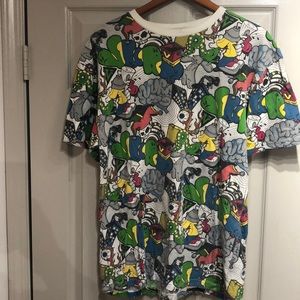 Vurt Graffiti Graphic Skateboard Tee Size XL